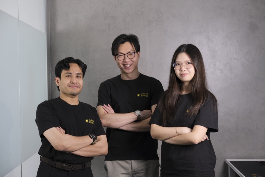Rooftop Energy engineers and developers at the Petaling Jaya office.